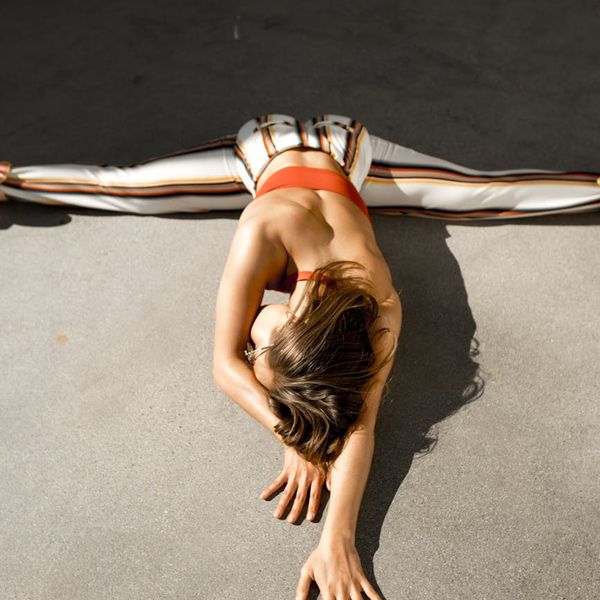 Person meditating outdoors, embodying inner peace and strength.